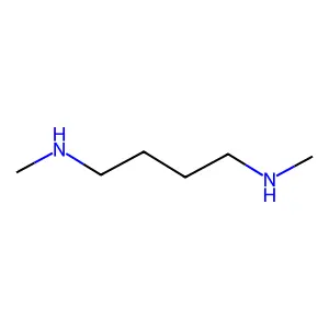 N,N'-二甲基腐胺 structure
