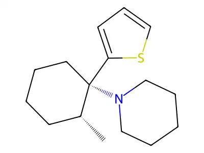 Gacyclidine structure