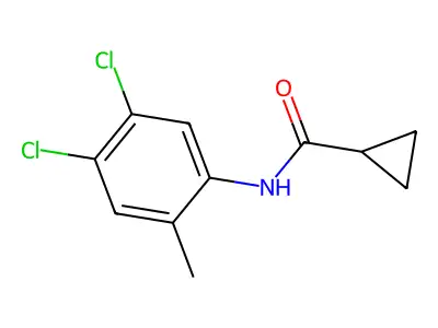 N-(4,5-Dichloro-2-methylphenyl)cyclopropanecarboxamide structure