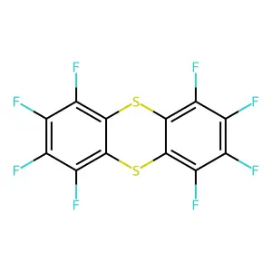 Thianthrene, octafluoro- structure