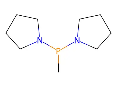 Pyrrolidine, 1,1'-(methylphosphinidene)bis- structure