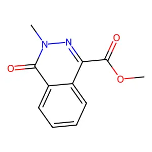 Methyl 3-methyl-4-oxo-3,4-dihydrophthalazine-1-carboxylate structure
