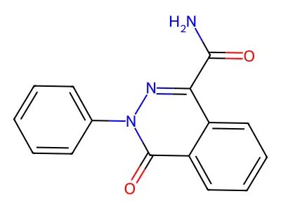 4-Oxo-3-phenyl-3,4-dihydro-1-phthalazinecarboxamide structure