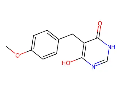 5-(4-Methoxybenzyl)-4,6-pyrimidinediol structure