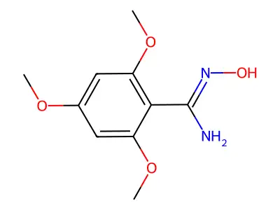 N-Hydroxy-2,4,6-trimethoxy-benzamidine structure