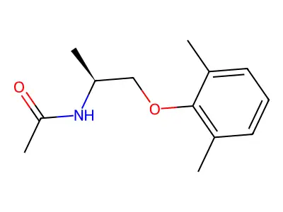 Mexiletine acetate structure