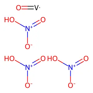 三硝酸氧钒 structure