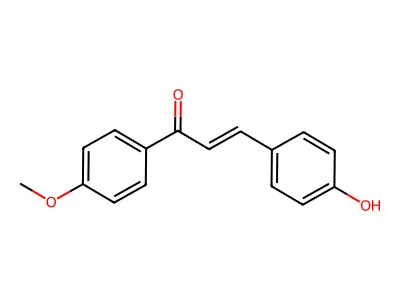 2-Propen-1-one,3-(4-hydroxyphenyl)-1-(4-methoxyphenyl)- structure