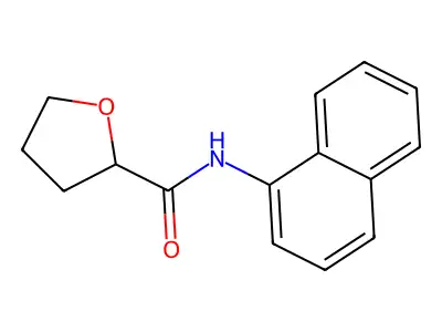 N-naphthalen-1-yloxolane-2-carboxamide structure