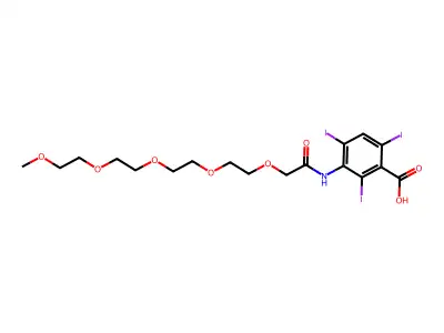 Iotrizoic acid structure