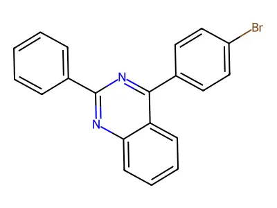 4-(4-Bromophenyl)-2-phenylquinazoline structure