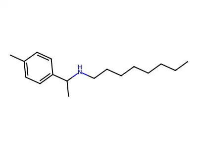 [1-(4-Methylphenyl)ethyl](octyl)amine structure