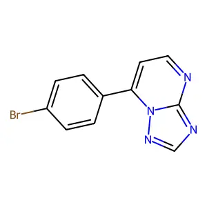 7-(4-Bromophenyl)-[1,2,4]triazolo[1,5-a]pyrimidine structure
