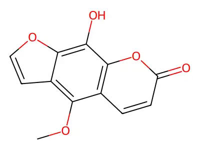 8-Hydroxybergapten structure