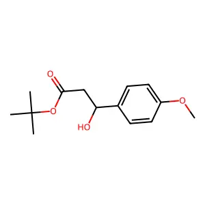 1,1-Dimethylethyl beta-hydroxy-4-methoxybenZenepropanoate structure