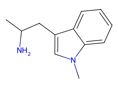 1-(1-methyl-1H-indol-3-yl)propan-2-amine structure