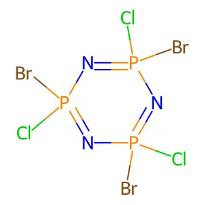 Br3Cl3N3P3 structure