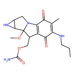 Mitomycin derivative T 73 structure