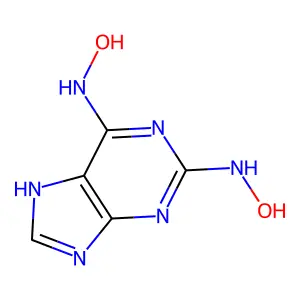 2,6-Dihydroxyaminopurine structure