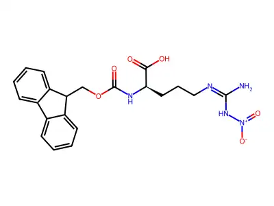 Fmoc-Arg(NO2)-OH structure