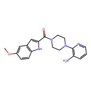 N-Desethylatevirdine structure