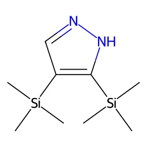 1H-Pyrazole, 3,4-bis(trimethylsilyl)- structure