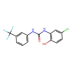 N-(5-Chloro-2-hydroxyphenyl)-N'-(3-(trifluoromethyl)phenyl)urea structure