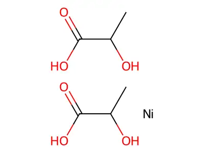 乳酸镍(II)盐 structure