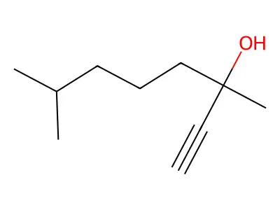 3,7-Dimethyl-1-octyn-3-ol structure