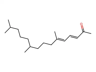 6,10,14-Trimethylpentadeca-3,5-diene-2-one structure