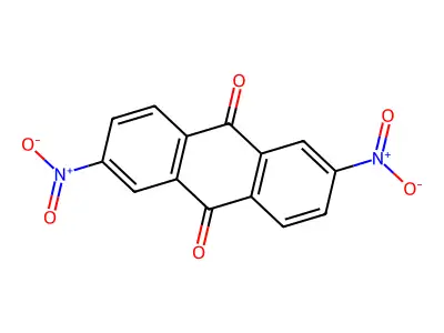 2,6-Dinitroanthraquinone structure