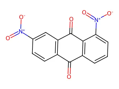 1,7-Dinitroanthraquinone structure