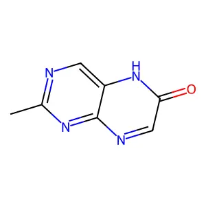 2-Methyl-6-pteridinol structure