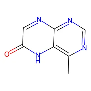 4-methyl-5H-pteridin-6-one structure