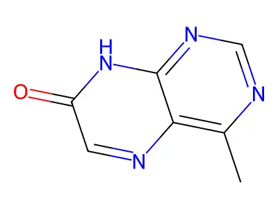 4-Methyl-7(8H)-pteridinone structure