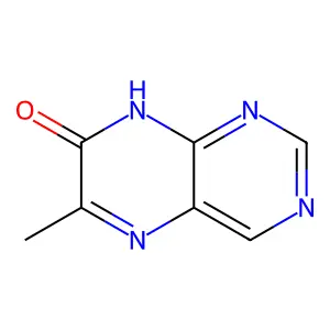 6-methyl-8H-pteridin-7-one structure