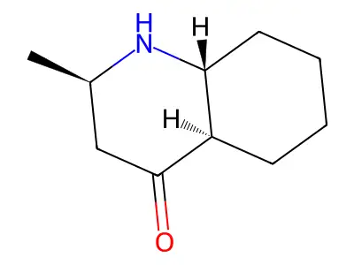 (2S,4aS,8aS)-2-methyl-2,3,4a,5,6,7,8,8a-octahydro-1H-quinolin-4-one structure