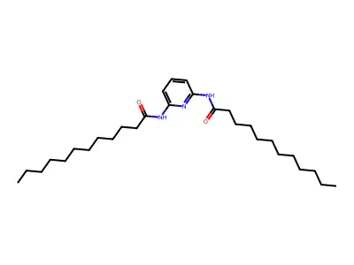 Dodecanamide, N,N'-(2,6-pyridinediyl)bis- structure