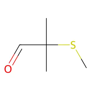 2-甲基-2-(甲硫基)丙醛 structure