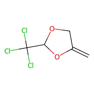 1,3-Dioxolane, 4-methylene-2-(trichloromethyl)- structure