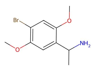 1-(4-Bromo-2,5-dimethoxyphenyl)ethanamine structure