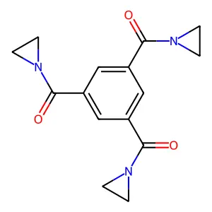 1,1',1''-(s-Phenenyltricarbonyl)trisaziridine structure