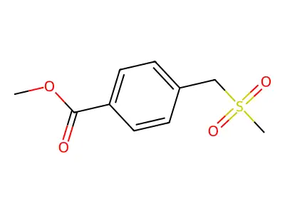 Methyl 4-(methylsulfonylmethyl)benzoate structure