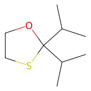 1,3-Oxathiolane, 2,2-diisopropyl- structure