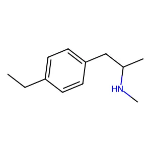 Phenethylamine, N,alpha-dimethyl-p-ethyl- structure