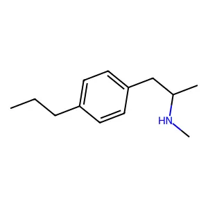 N-Methyl-1-(4-propylphenyl)propan-2-amine structure
