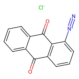 9,10-二氧代蒽-1-重氮氯化物 structure