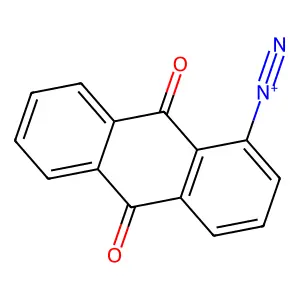 9,10-Dihydro-9,10-dioxoanthracenediazonium structure