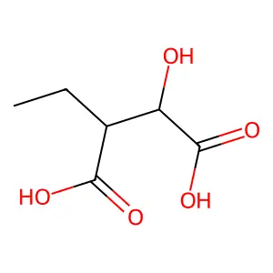 2-Ethyl-3-hydroxybutanedioic acid structure
