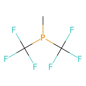 Phosphine, methylbis(trifluoromethyl)- structure